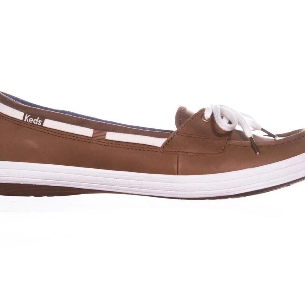 Glimmer leather Cognac Keds Lace up shoes